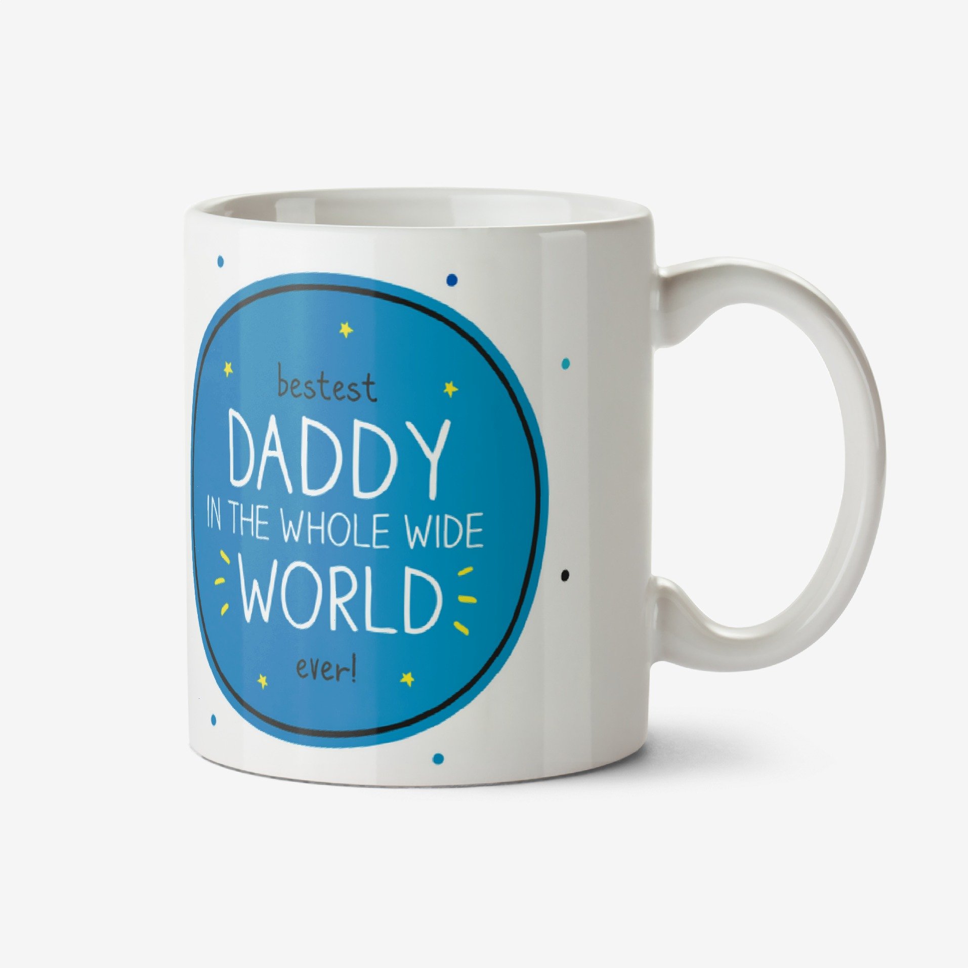 Moonpig Happy Jackson Bestest Daddy In The World Photo Upload Mug Ceramic Mug