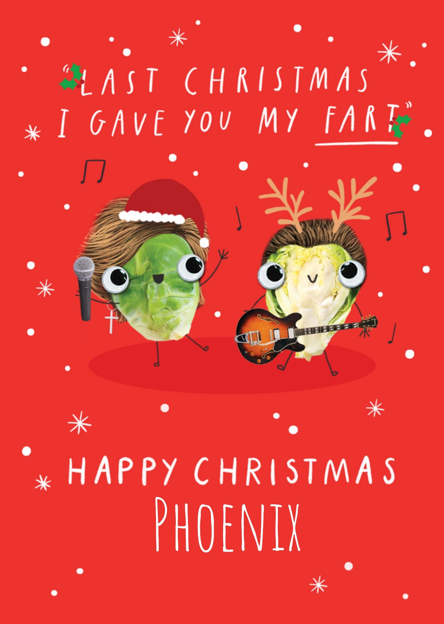 Moonpig Last Christmas I Gave You My Fart Christmas Card, Large