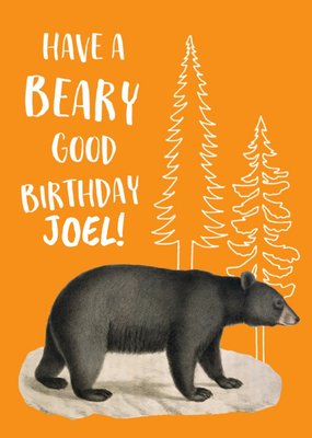 Natural History Museum Beary Good Birthday Card