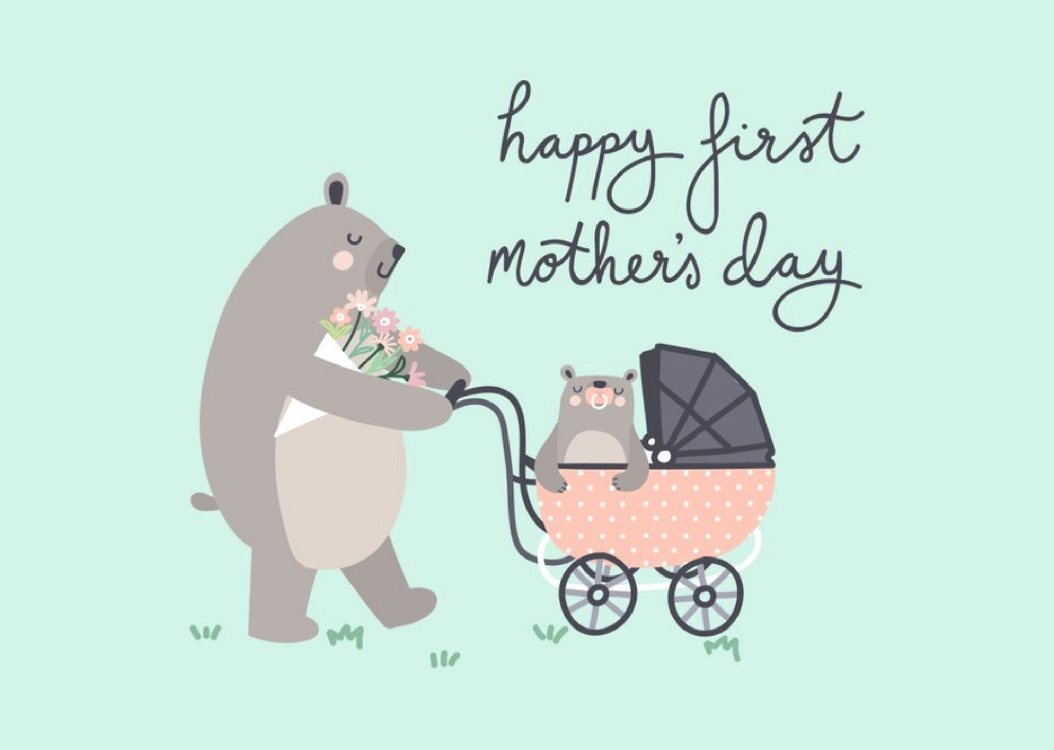 Mother's Day Card - First Mother's Day - Bears Ecard