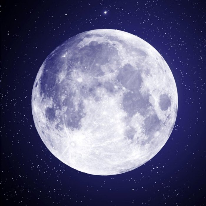 Cool Moon Lunar Photography Card