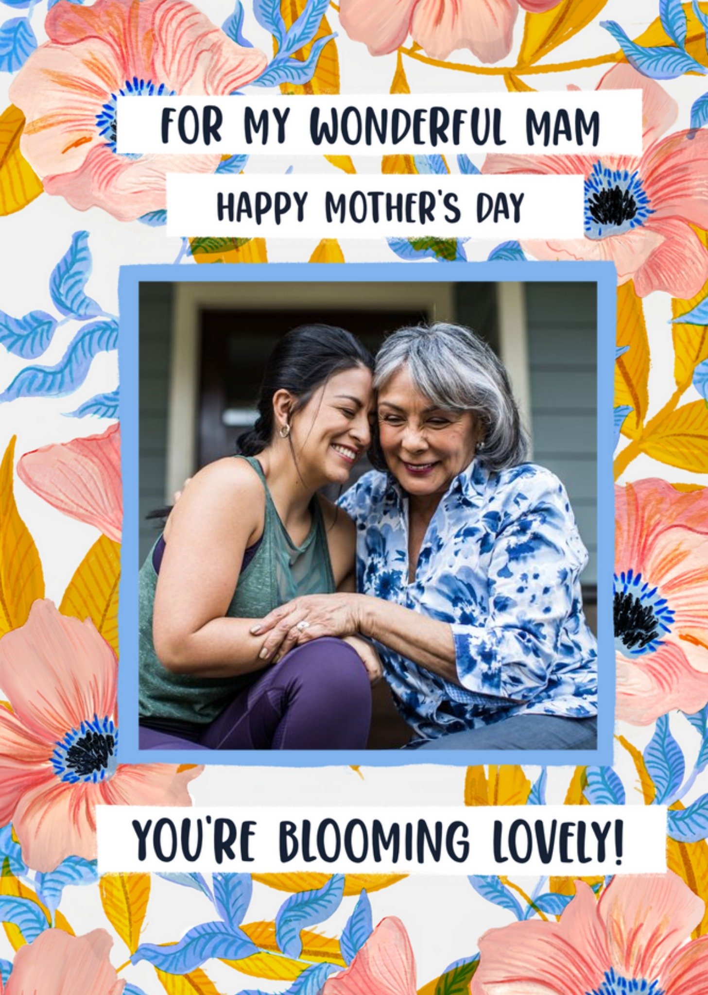 Moonpig You're Blooming Lovely Photo Upload Mother's Day Card Ecard