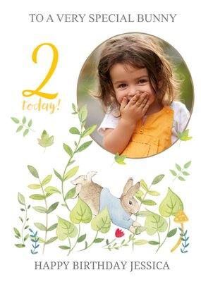 Peter Rabbit To A Very Special Bunny Photo Upload Birthday Card