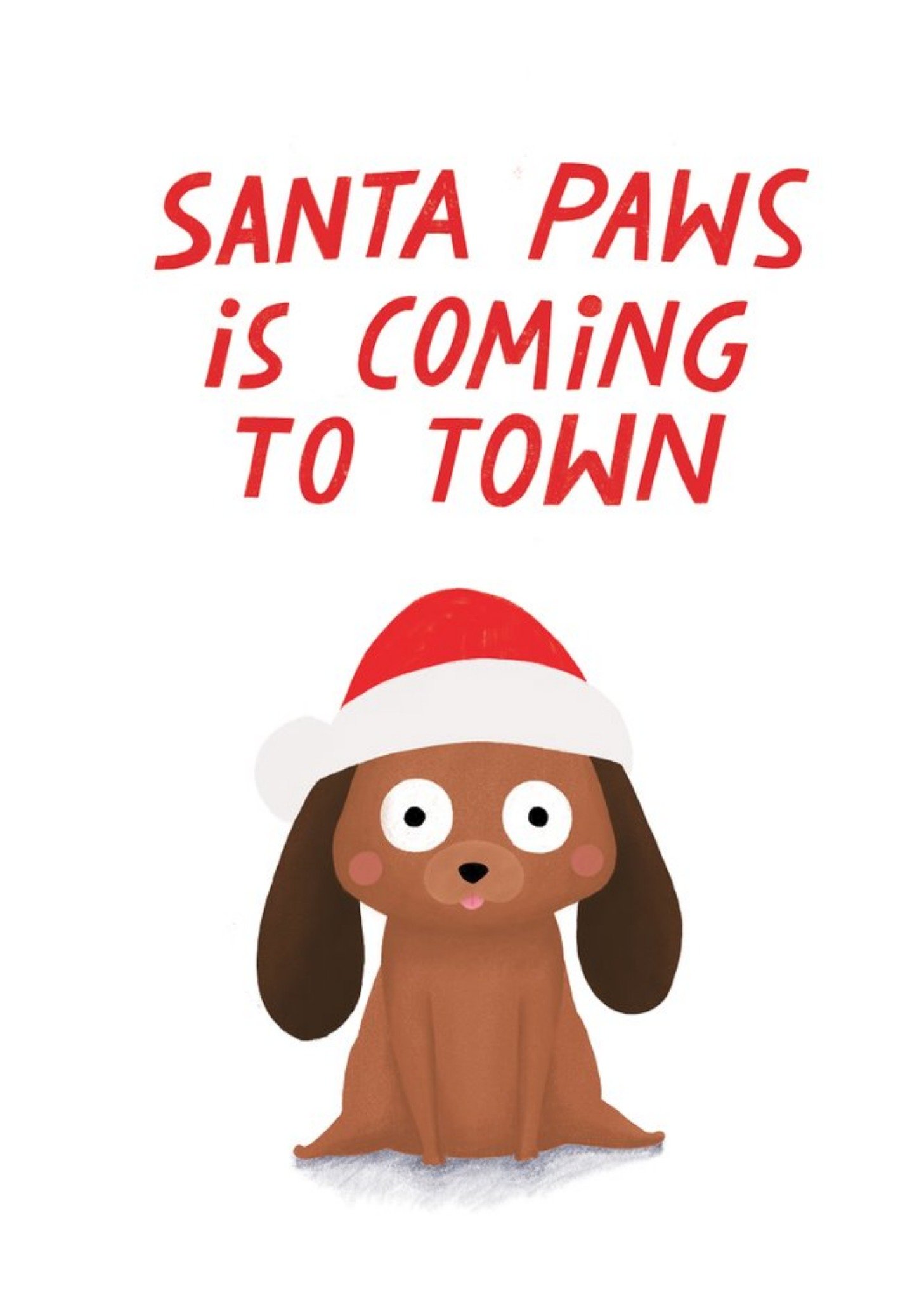 Cardy Club Santa Paws Card Ecard