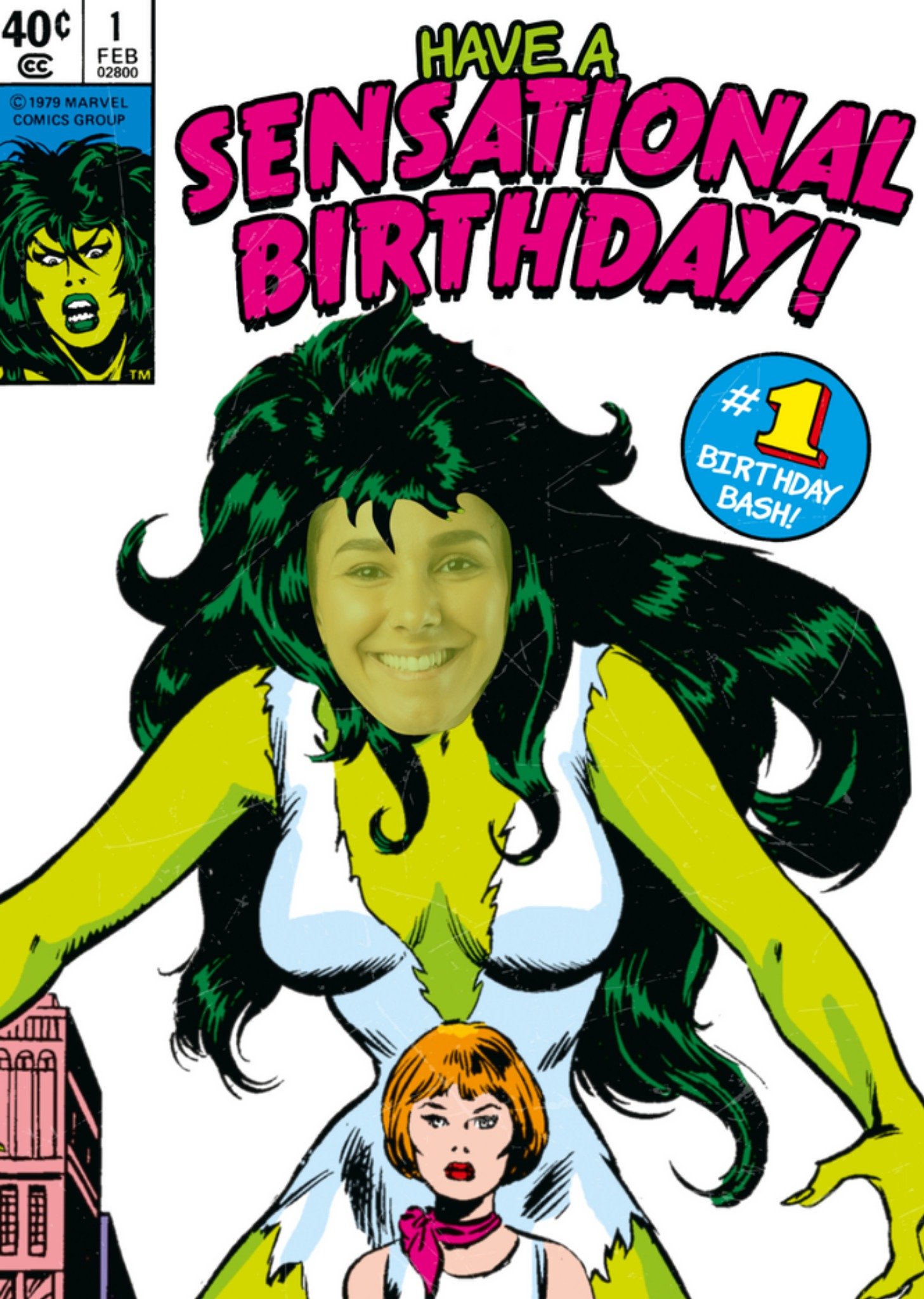 Marvel Have A Sensational Birthday Face Upload Card Ecard