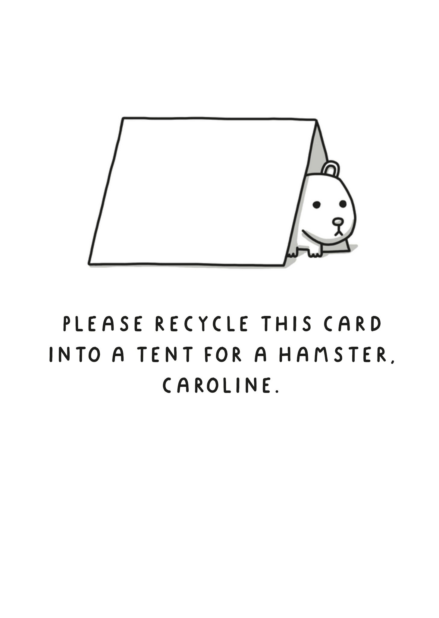 Moonpig Please Recycle This Card Ecard