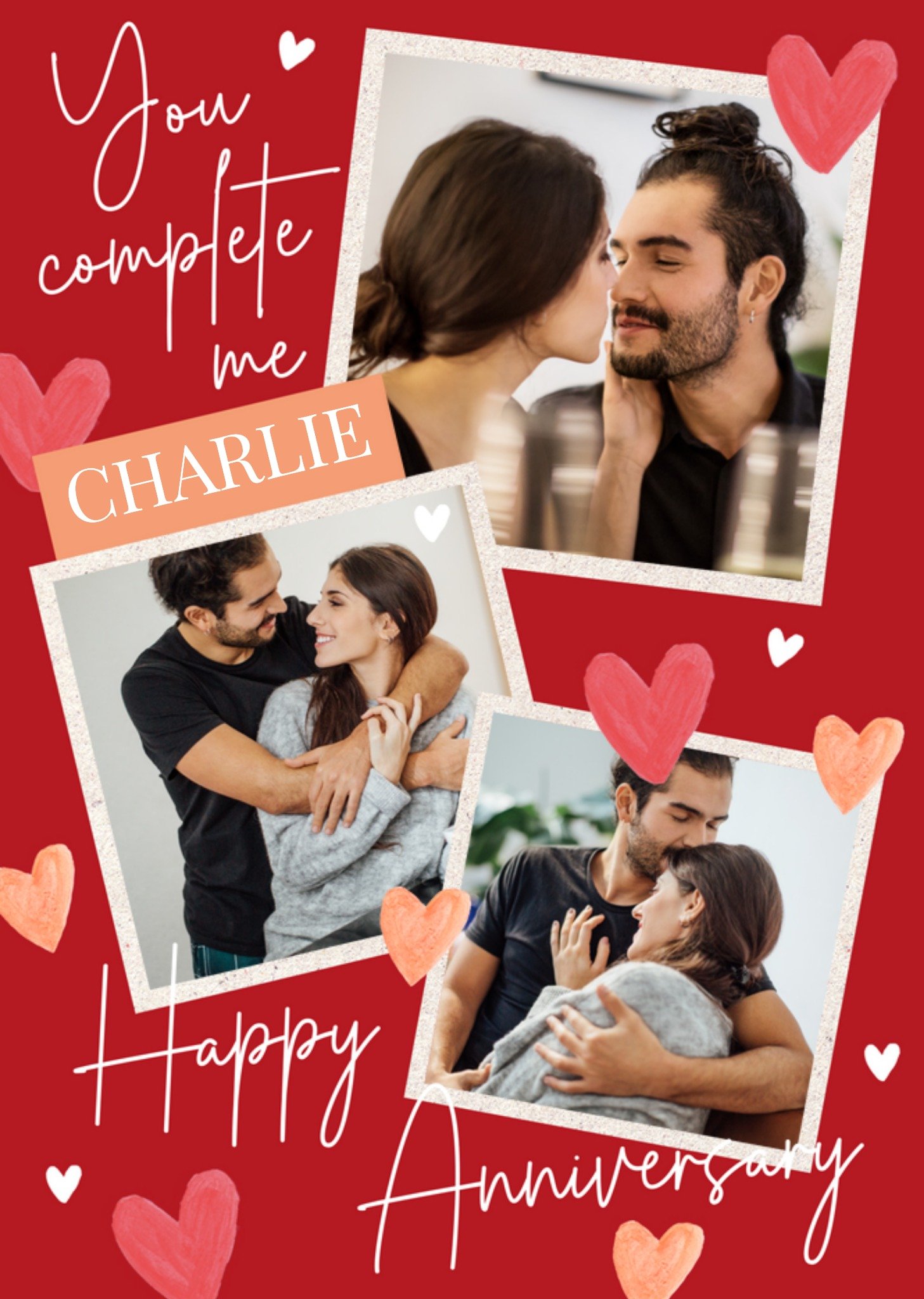 You Complete Me Photo Upload Anniversary Card Ecard