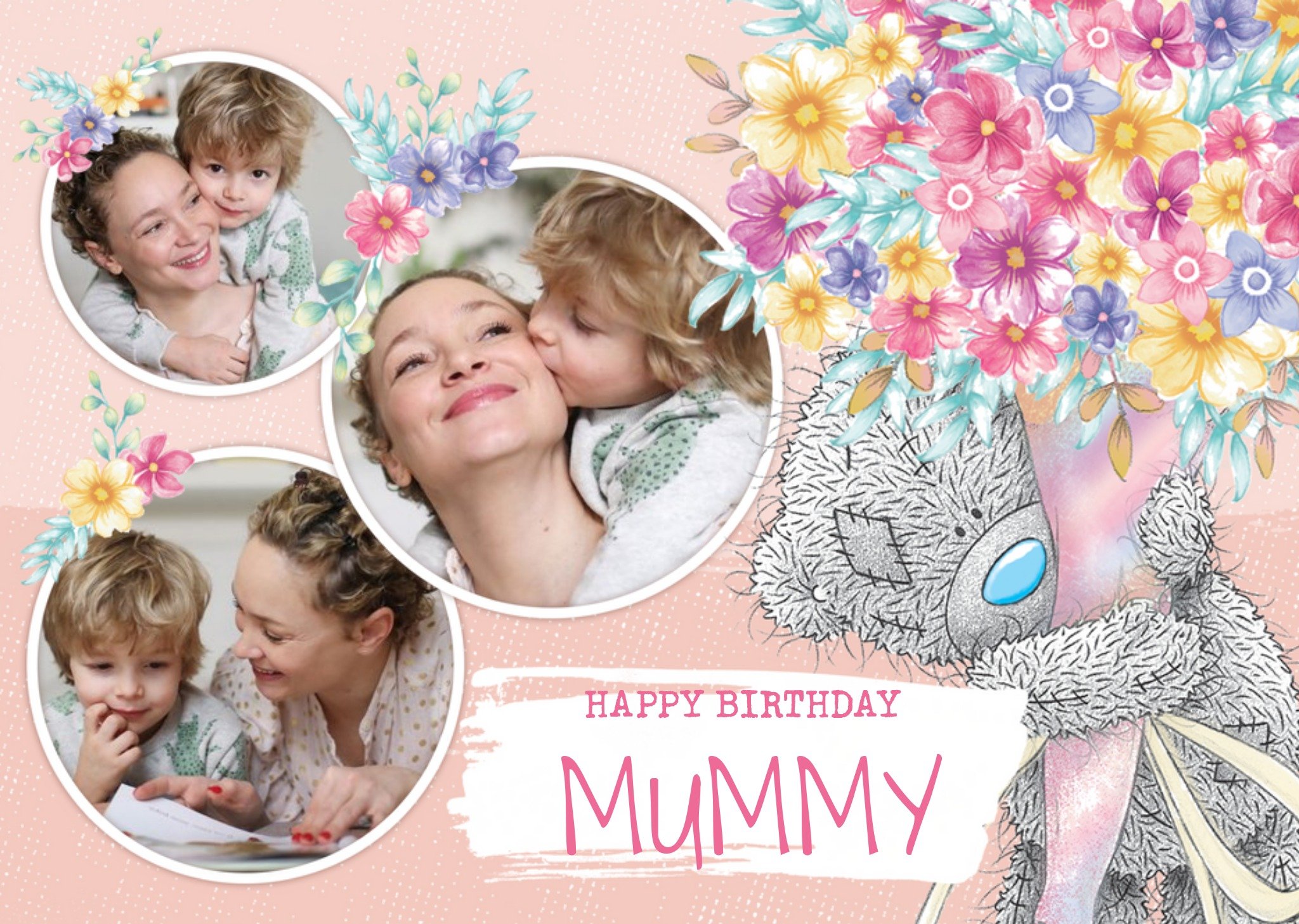 Me To You Cute Tatty Teddy Photo Upload Birthday Card For Mummy Ecard