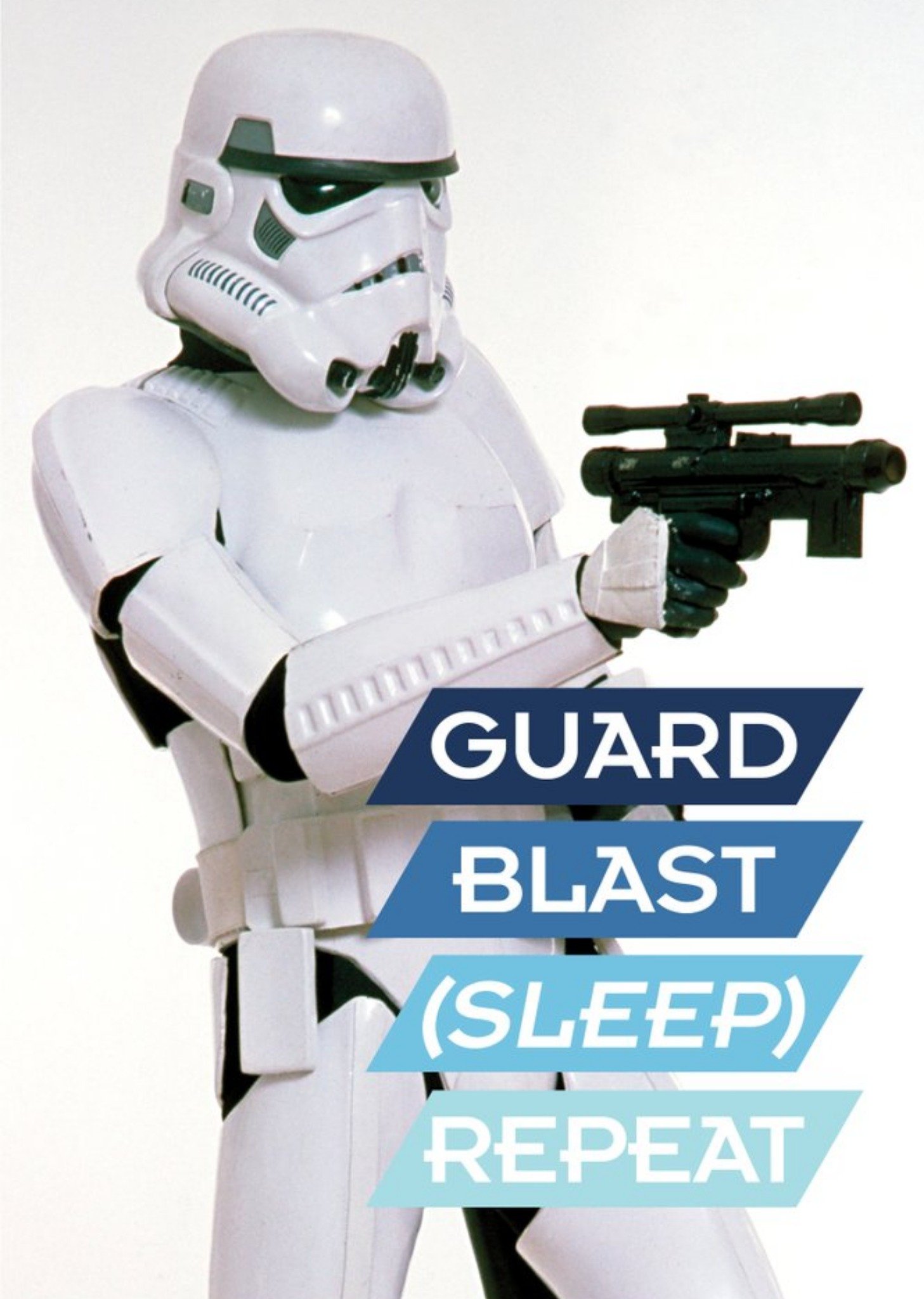 Disney Star Wars Guard Blast Sleep Repeat Card Ecard