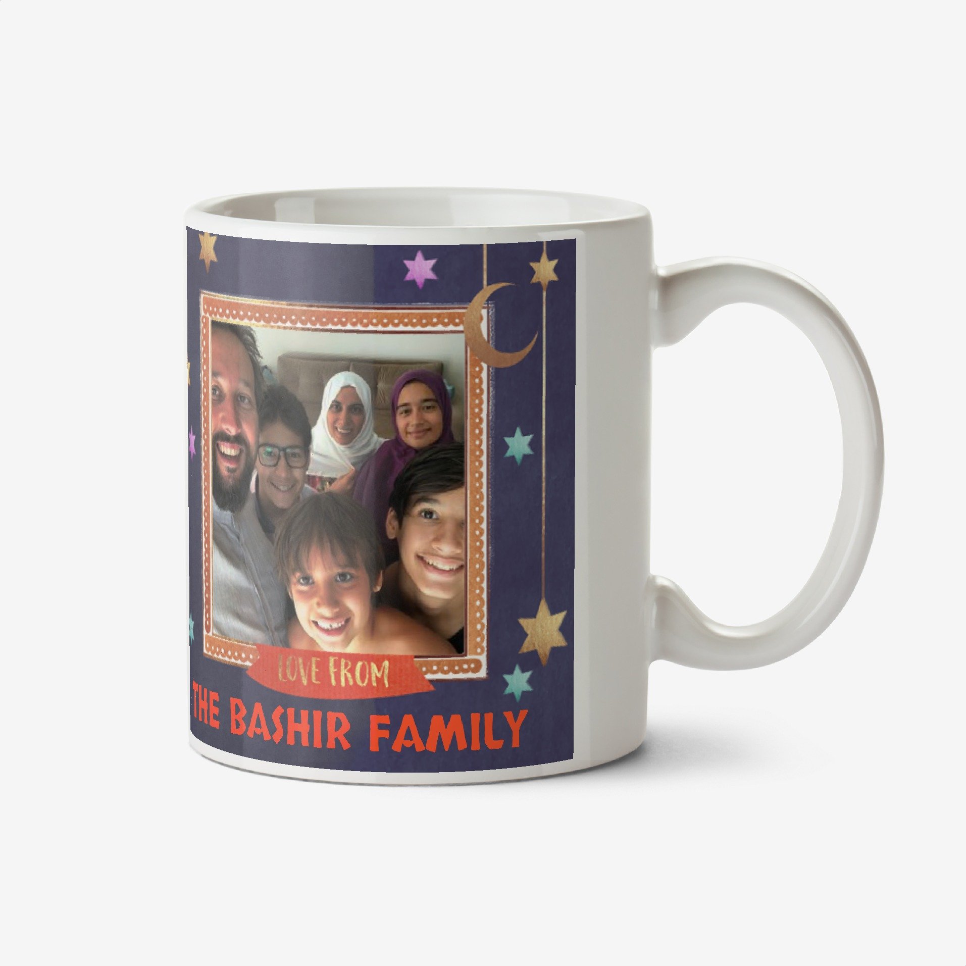 Eid Mubarak From The Family Photo Upload Mug Ceramic Mug