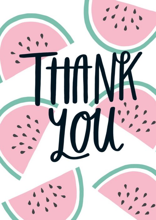 Illustration Melons Thank You Card