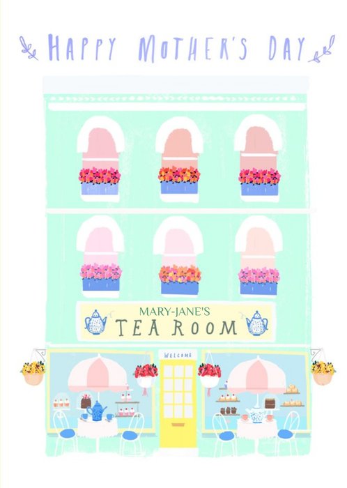 Tea Room Happy Mothers Day Card