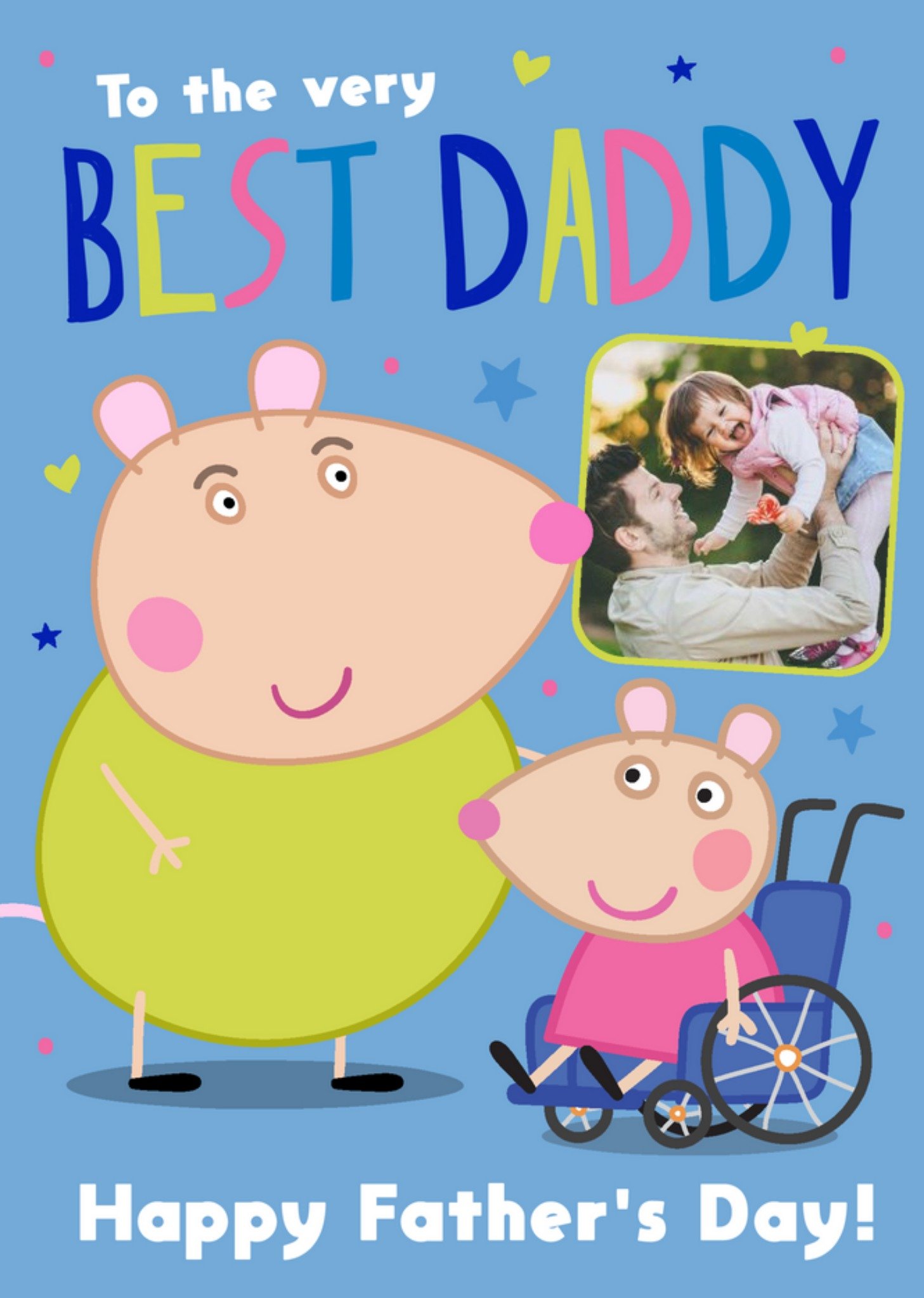 Peppa Pig Photo Upload Father's Day Card Ecard