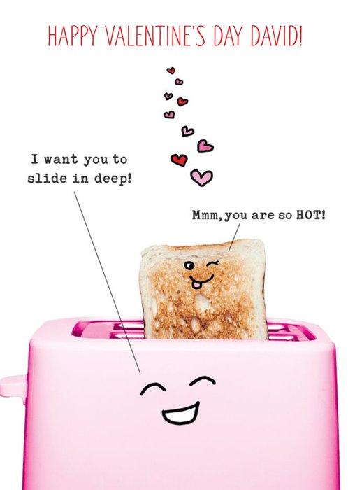 Naughty And Funny Toaster Valentine's Day Card