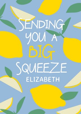 Sending You A Big Squeeze Thinking Of You Card