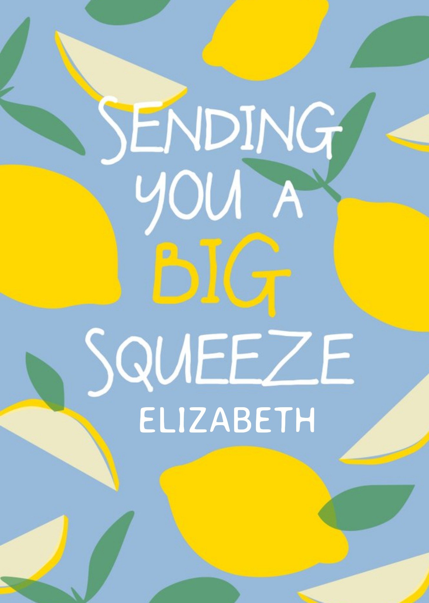 Moonpig Sending You A Big Squeeze Thinking Of You Card, Large
