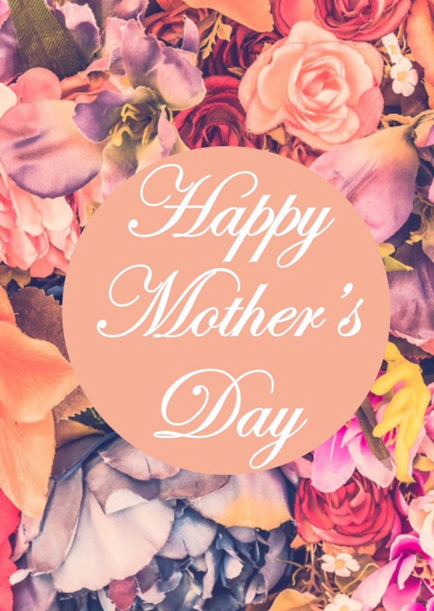 Banter King Happy Mothers Day Floral Illustration Card Ecard