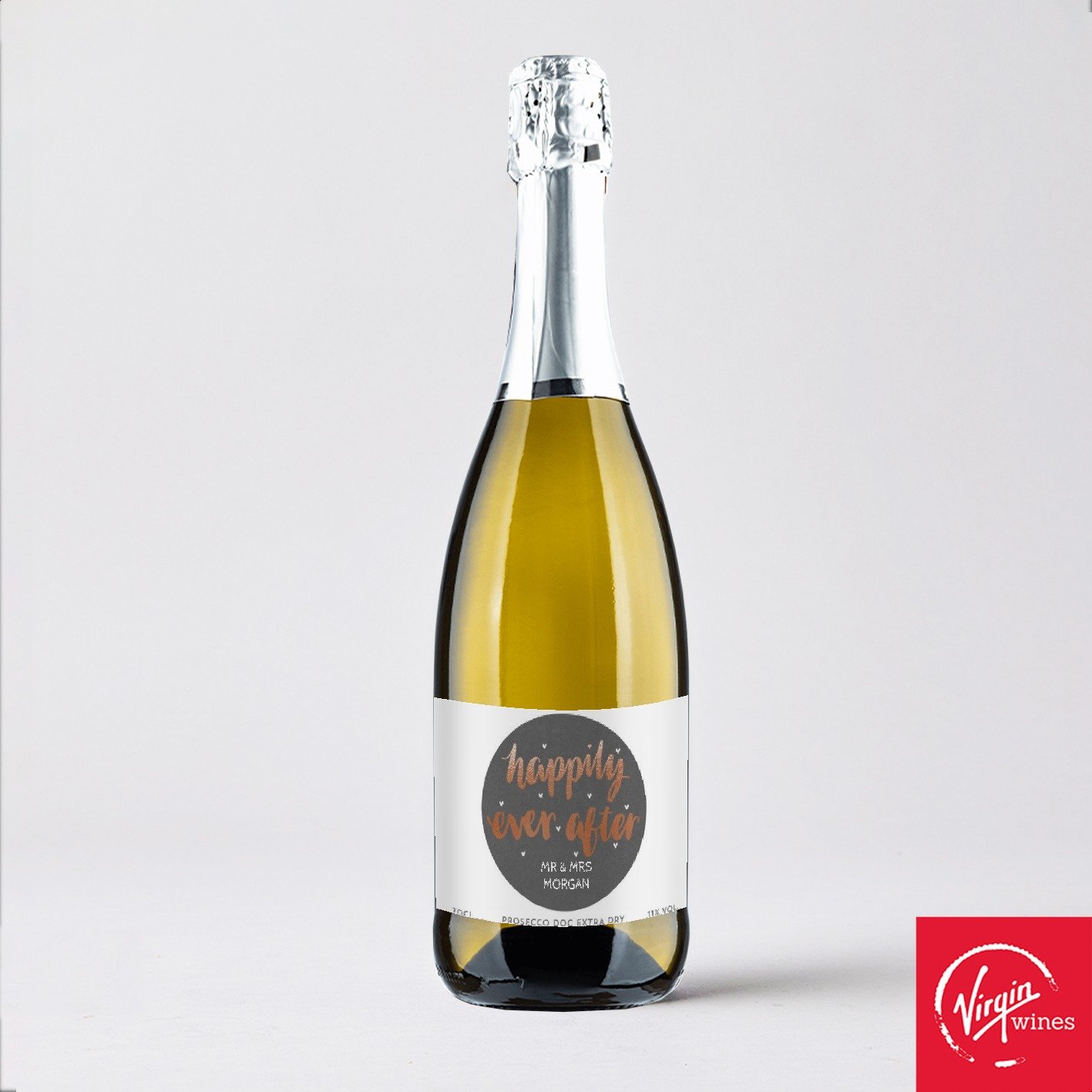 Moonpig Personalised Happily Ever After Prosecco 75Cl Alcohol