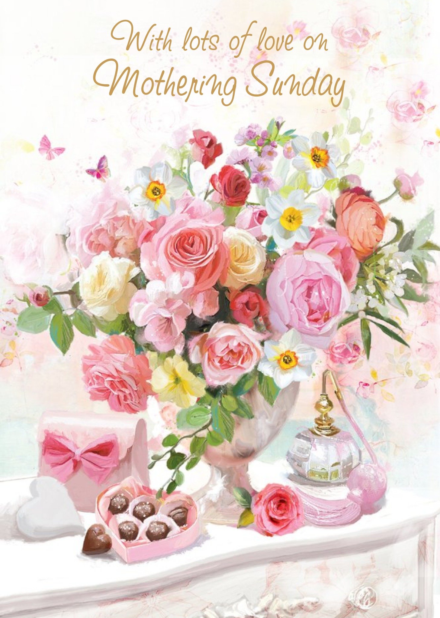 Ling Design Mother's Day Card - Beautiful Floral Card