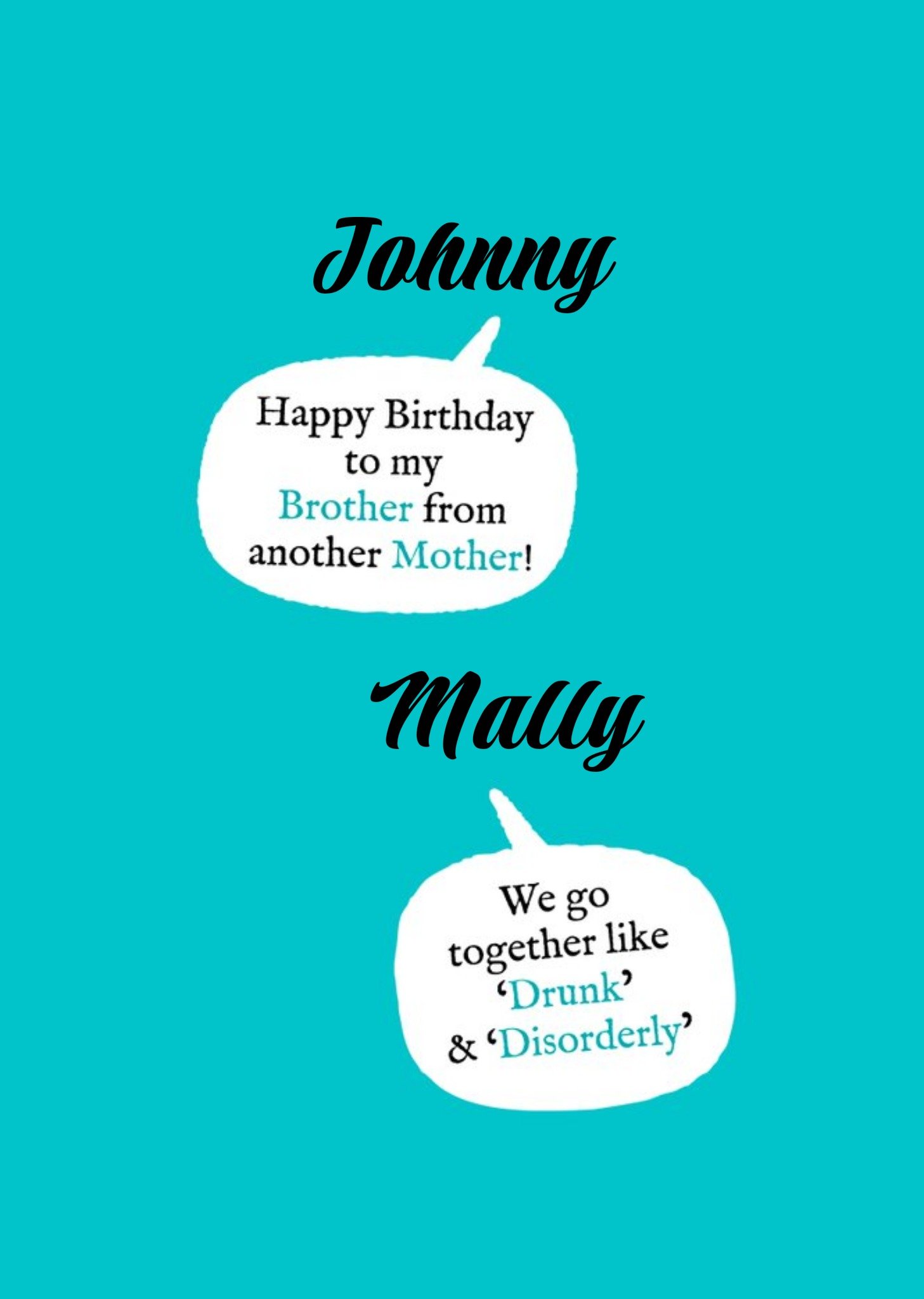 Brother From Another Mother Birthday Card Ecard