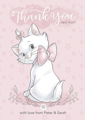 Disney Baby Personalised Marie Thank You Card