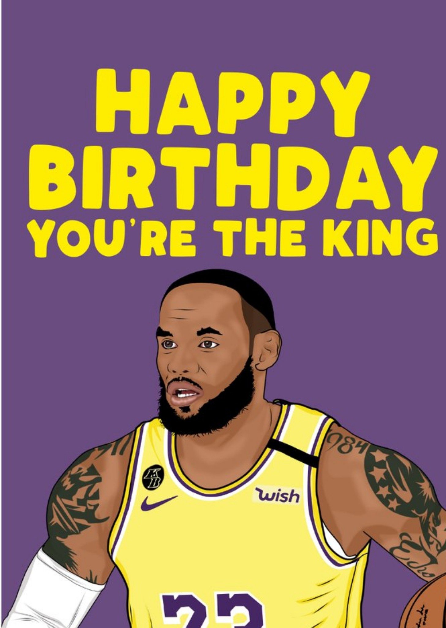 Filthy Sentiments Basketball Happy Birthday You Are A King Card Ecard