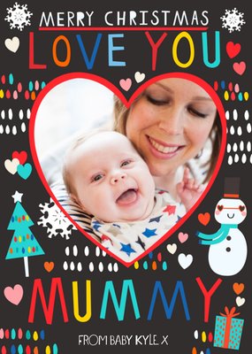 Kat Jones Love You Mummy Photo Upload Card