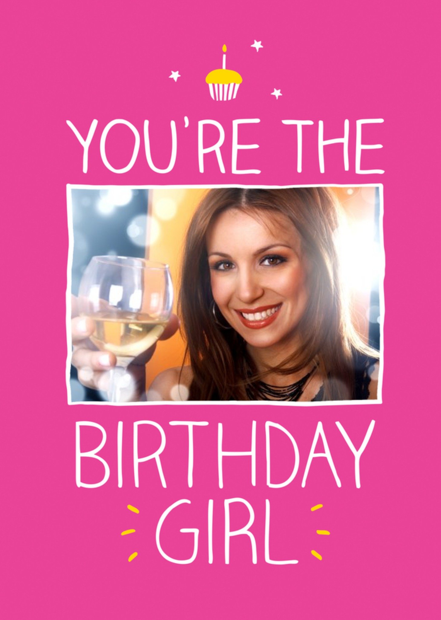 Happy Jackson You're The Birthday Girl Photo Card Ecard