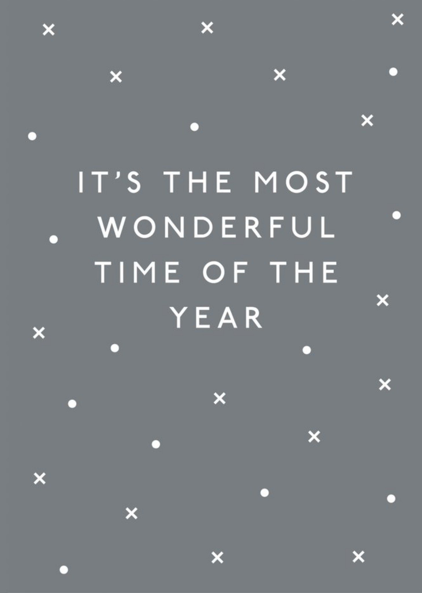 Sadler Jones It Is The Most Wonderful Time Of The Year Snowflakes Christmas Card Ecard