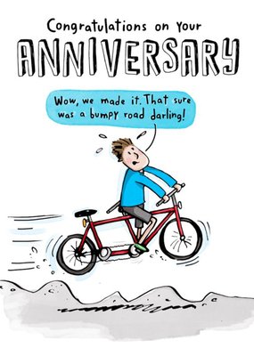 Illustration Tandem Bicycle Bike Pendle Couple Humour