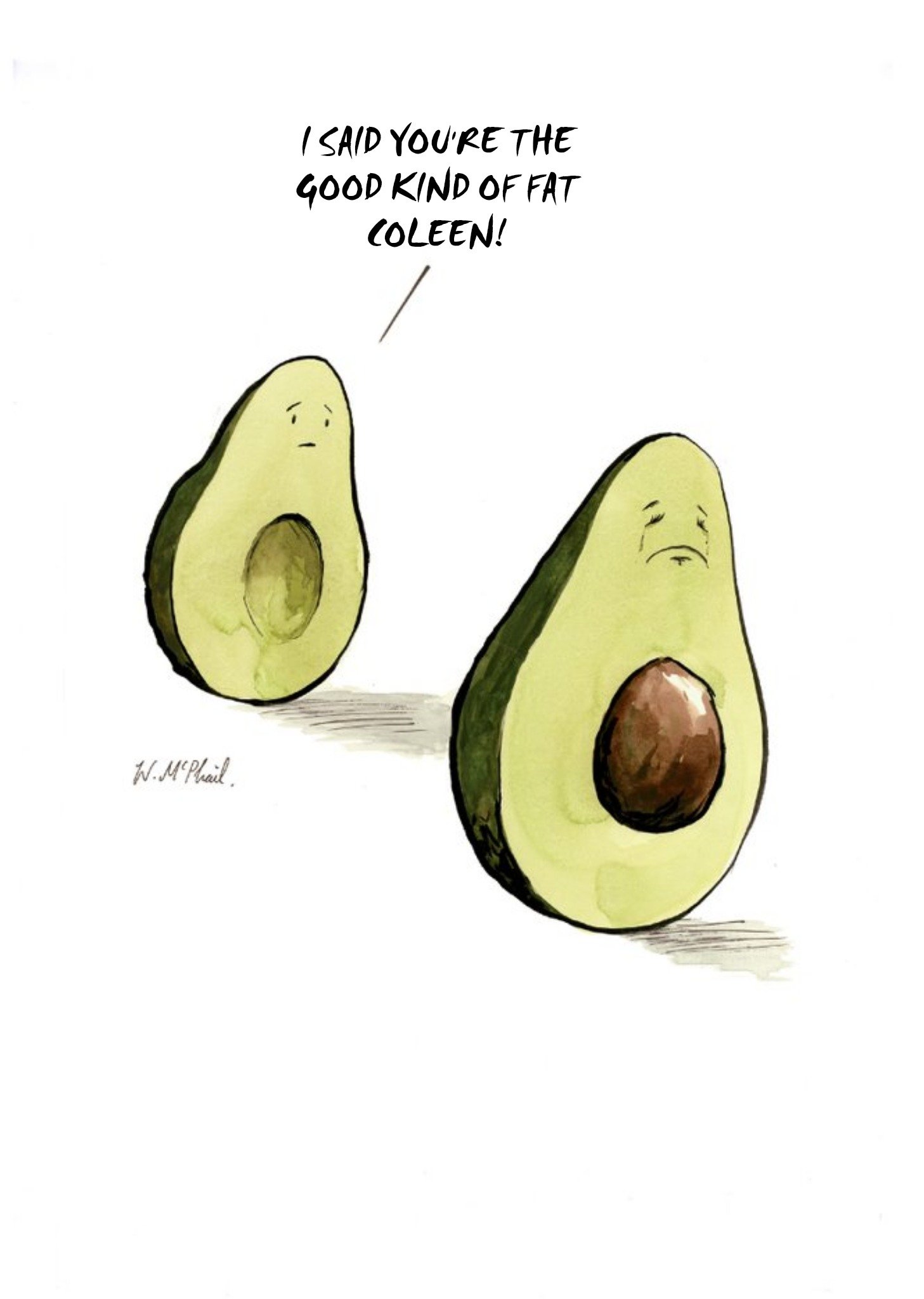 Avocado Joke Card Ecard