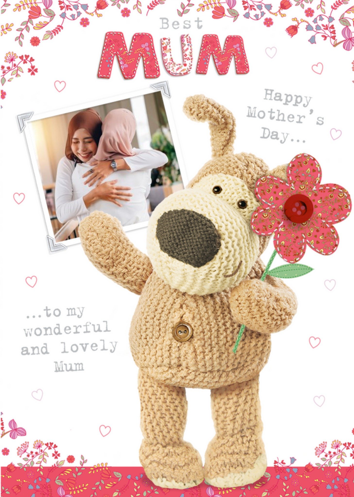 Boofle Best Mum Happy Mothers Day Card, Large