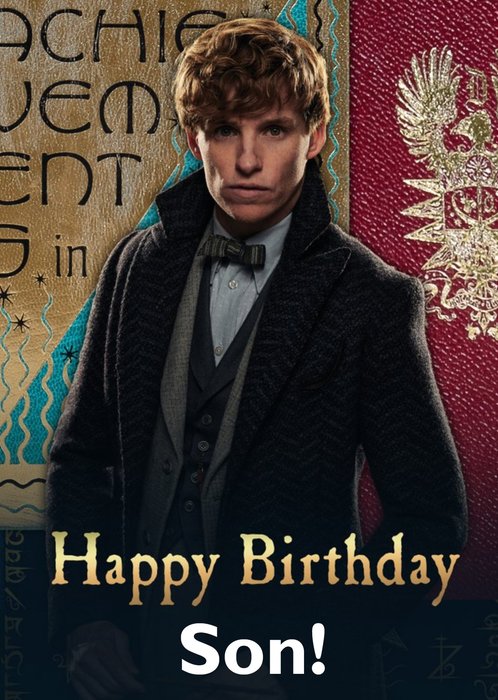 Fantastic Beasts: The Secrets Of Dumbledore Newt Scamander Birthday Card