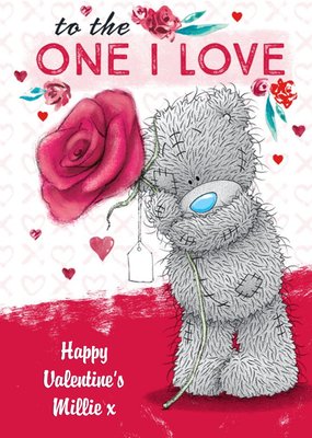 Carte Blanche One I Love Personalised Valentines Card