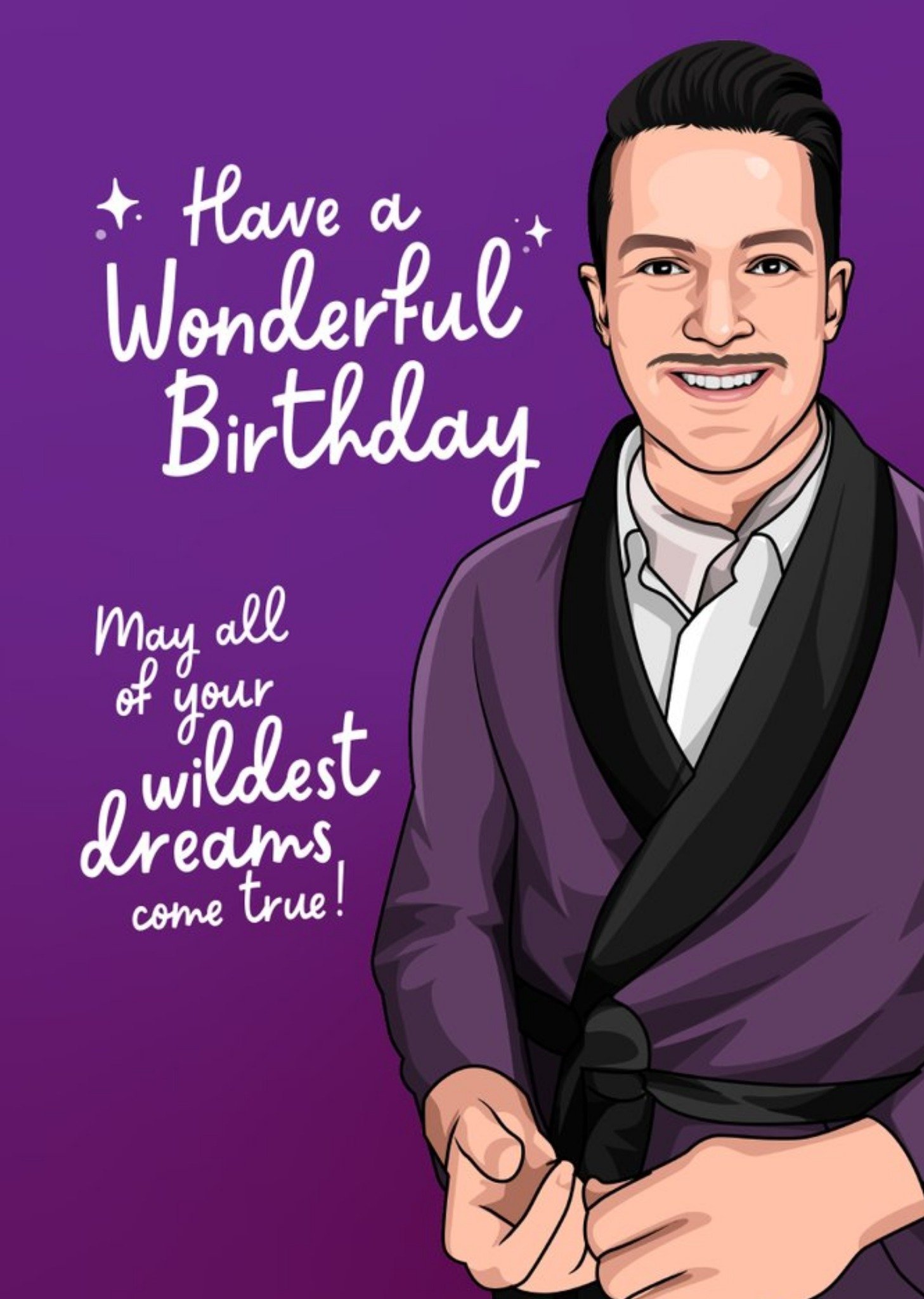 All Things Banter May All Your Wildest Dreams Come True Birthday Card, Large