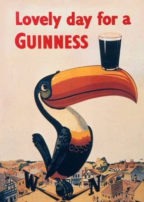 Lovely Day For A Guinness Card