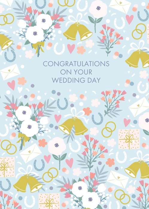 Wedding Bells Congratulations Card