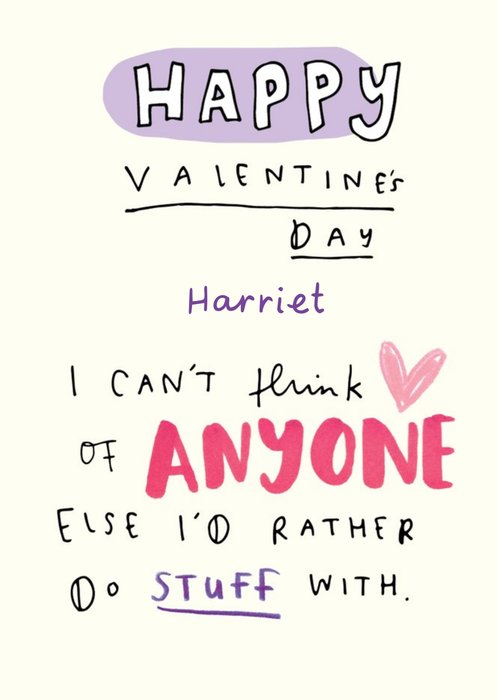 The Happy News Funny Cute Valentines Day Card