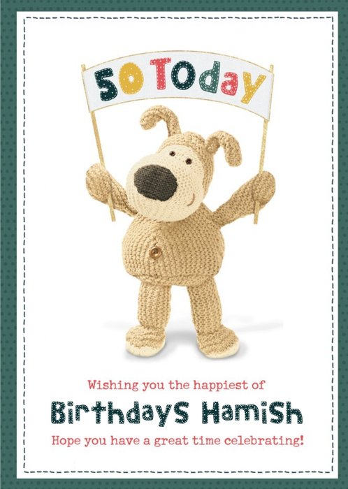 Boofle Wishing you the Happiest of Birthday Card