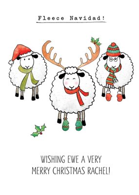Funny Christmas Card - Feliz Navidad