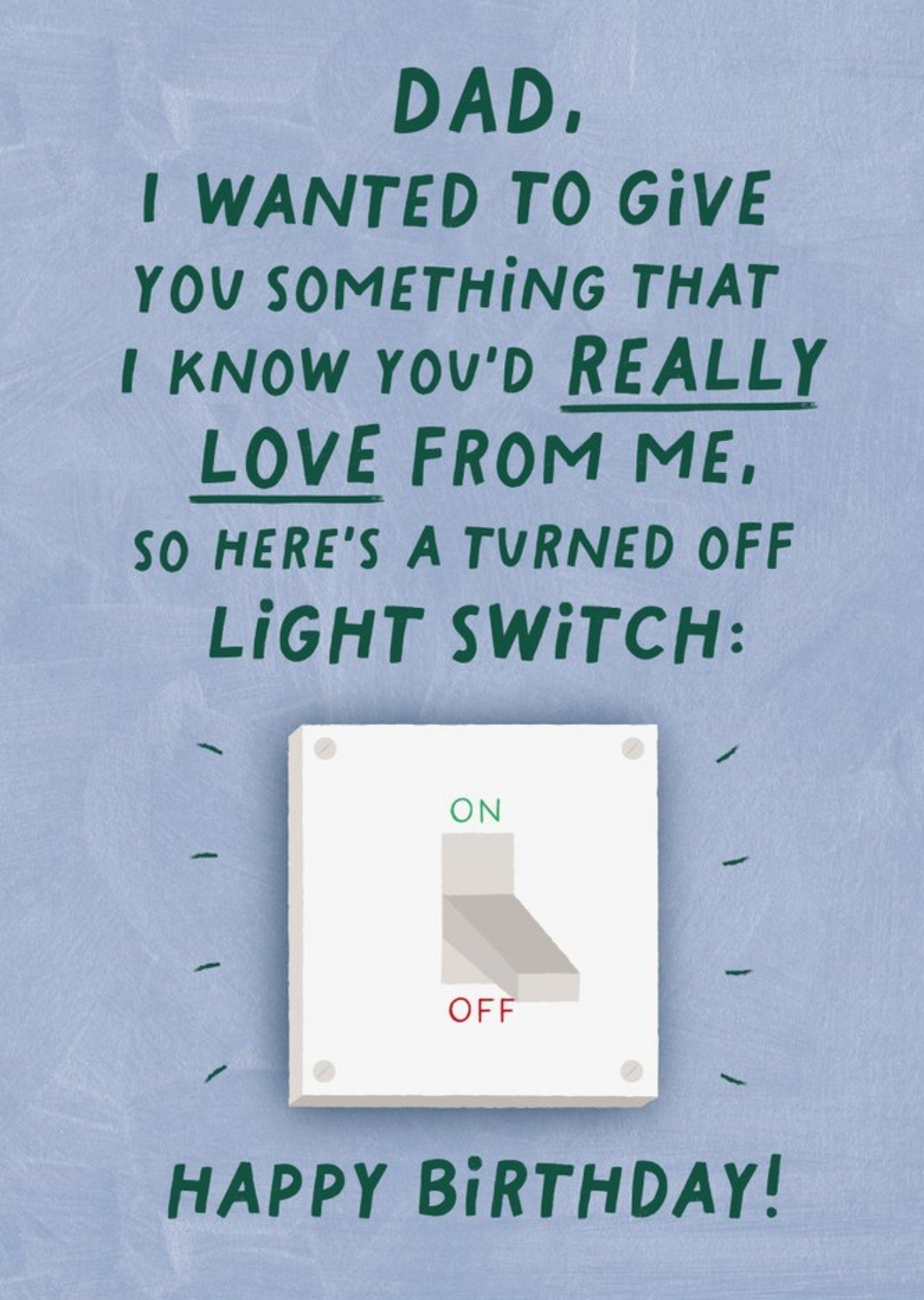 Moonpig Here's A Turned Light Switch Birthday Card Ecard