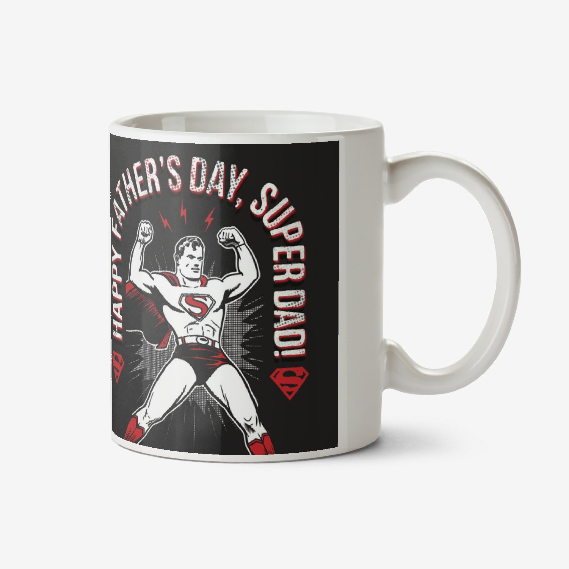 Moonpig Superman Stronger Than Your Excuses Photo Upload Father's Day Mug Ceramic Mug