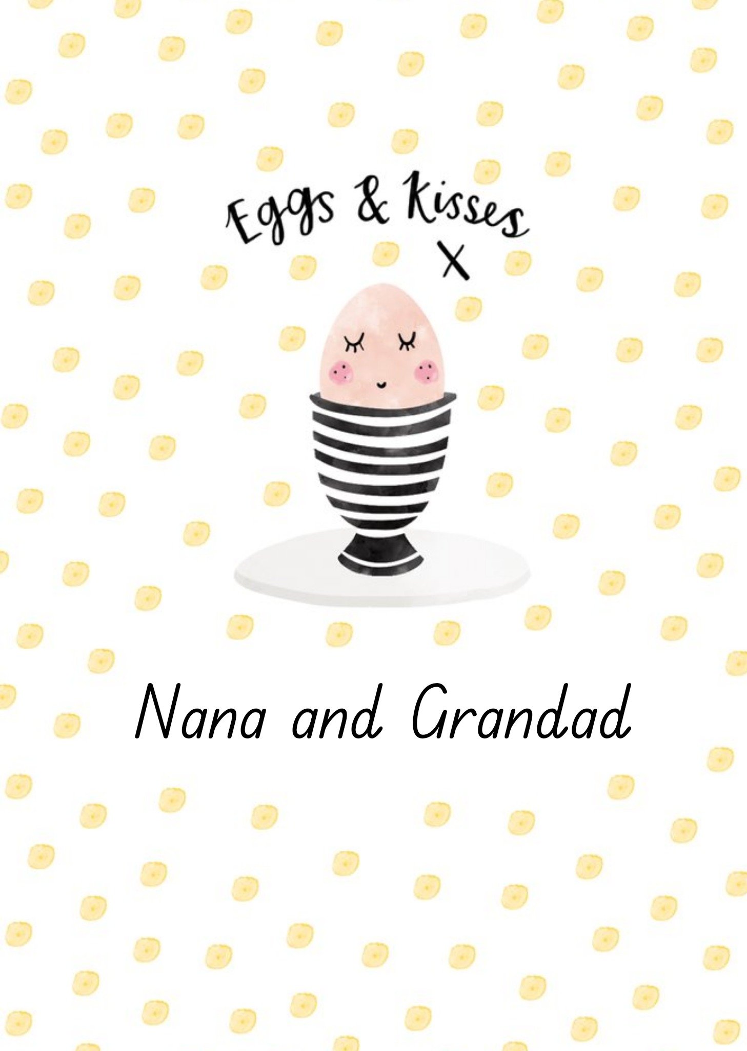 Moonpig Eggs And Kisses Easter Card, Large