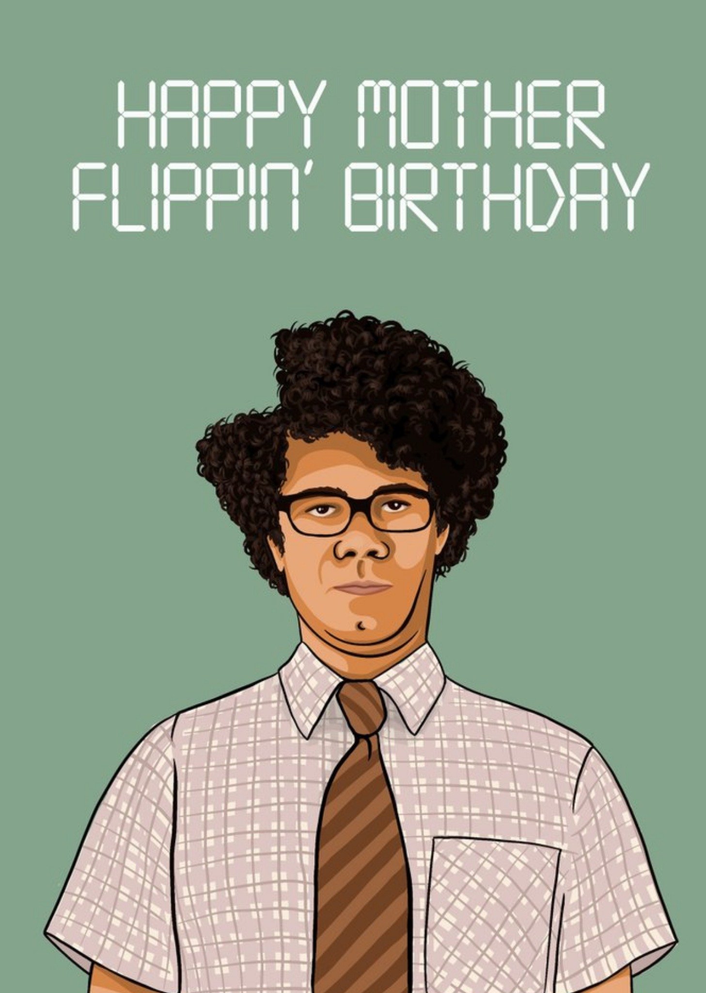 Happy Mother Flippin Birthday Funny Tv Card