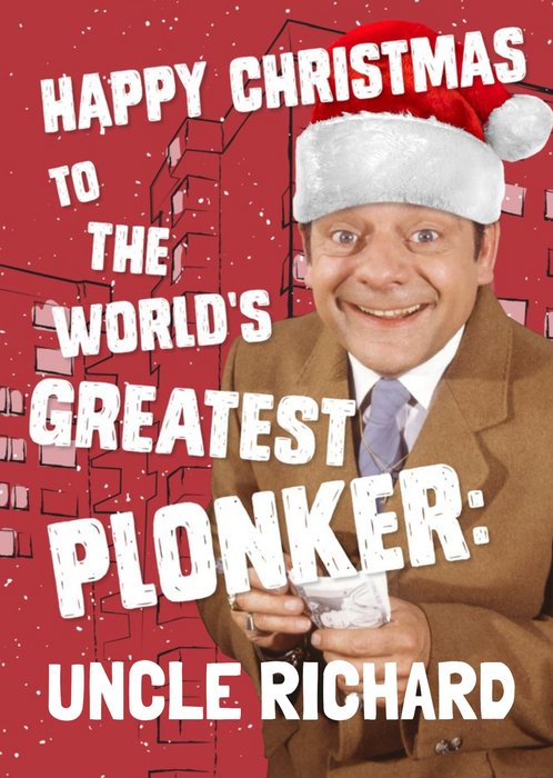 Only Fools And Horses World's Greatest Plonker Funny Christmas Card