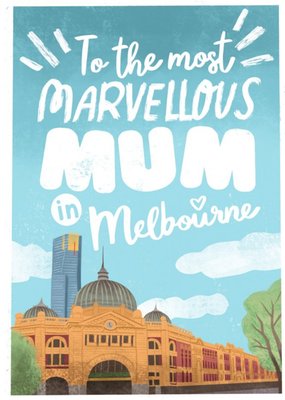Cat MacInnes Typography Location Melbourne Birthday Australia Card