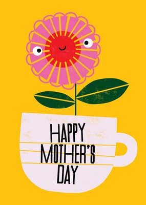 Kate Smith Co. Flower in Tea Cup Mother's Day Card
