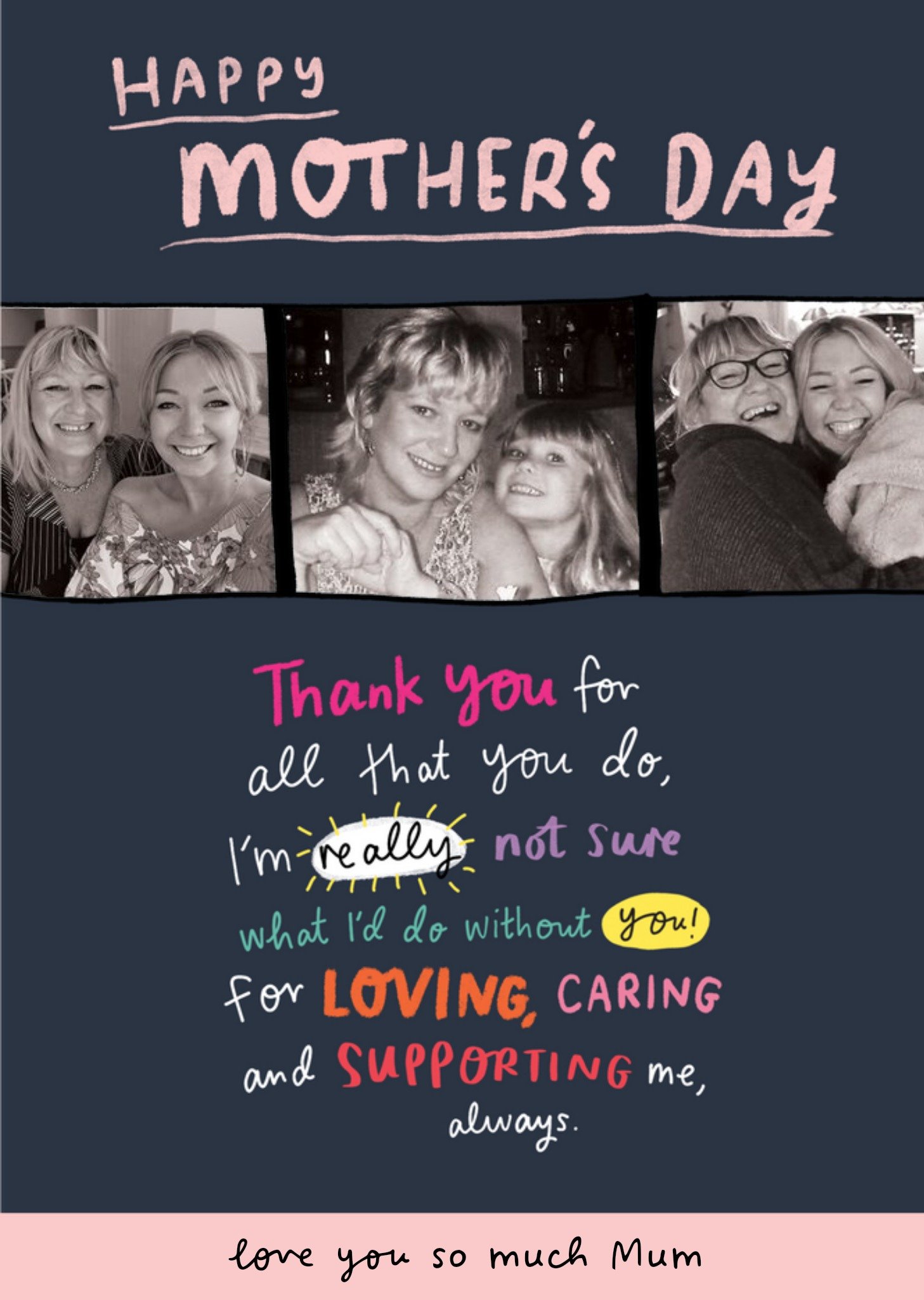 Thank You For All That You Do Photo Upload Mothers Day Card Ecard