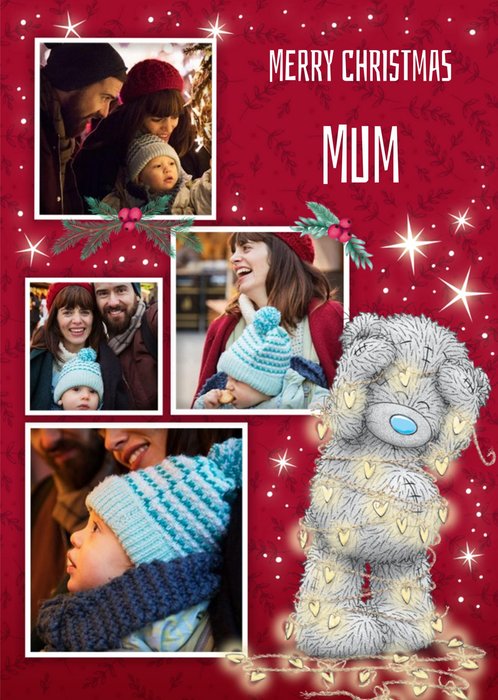 Me To You Tatty Teddy Photo Upload Christmas Card for Mum