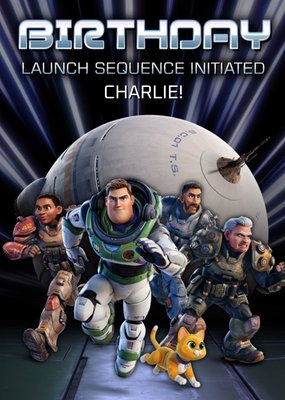 Lightyear Launch Sequence Initiated Birthday Card